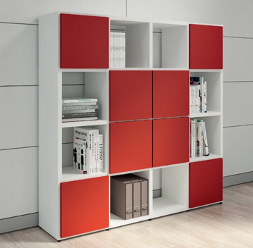DORIA CUBE - Modular office shelving by CUF Milano - view 3